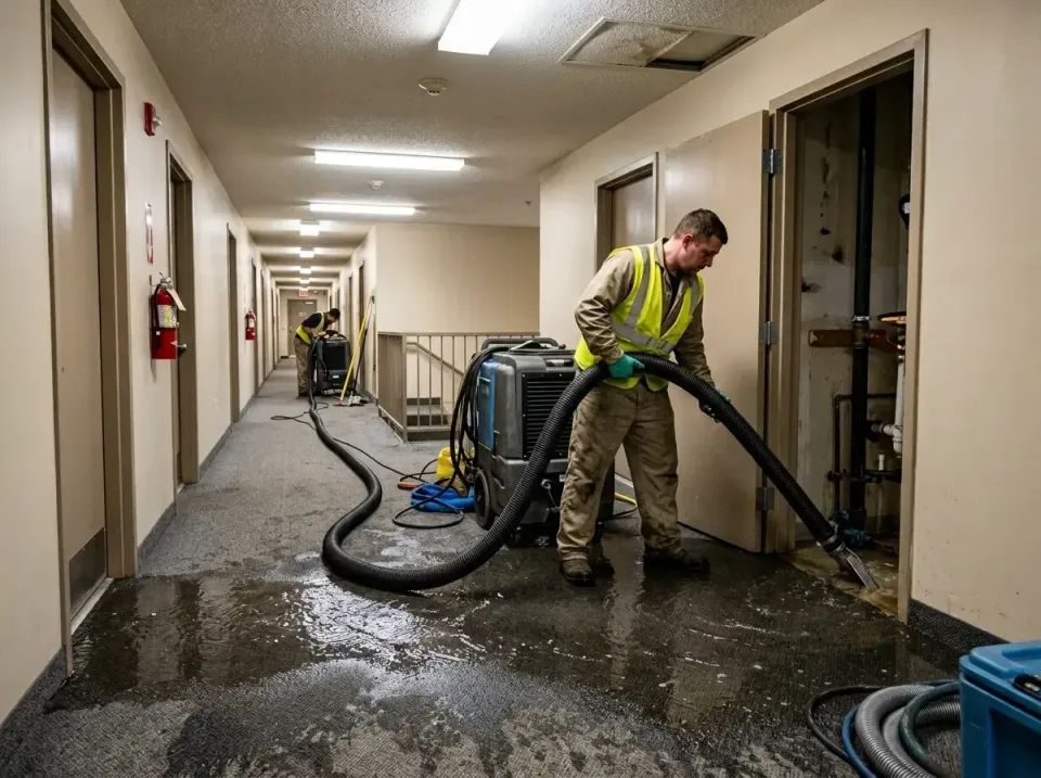 multi-unit-apartment-hallway-f-005 — frequently asked questions, Emergency Burst Pipe Water Extraction & Removal in Desert E…